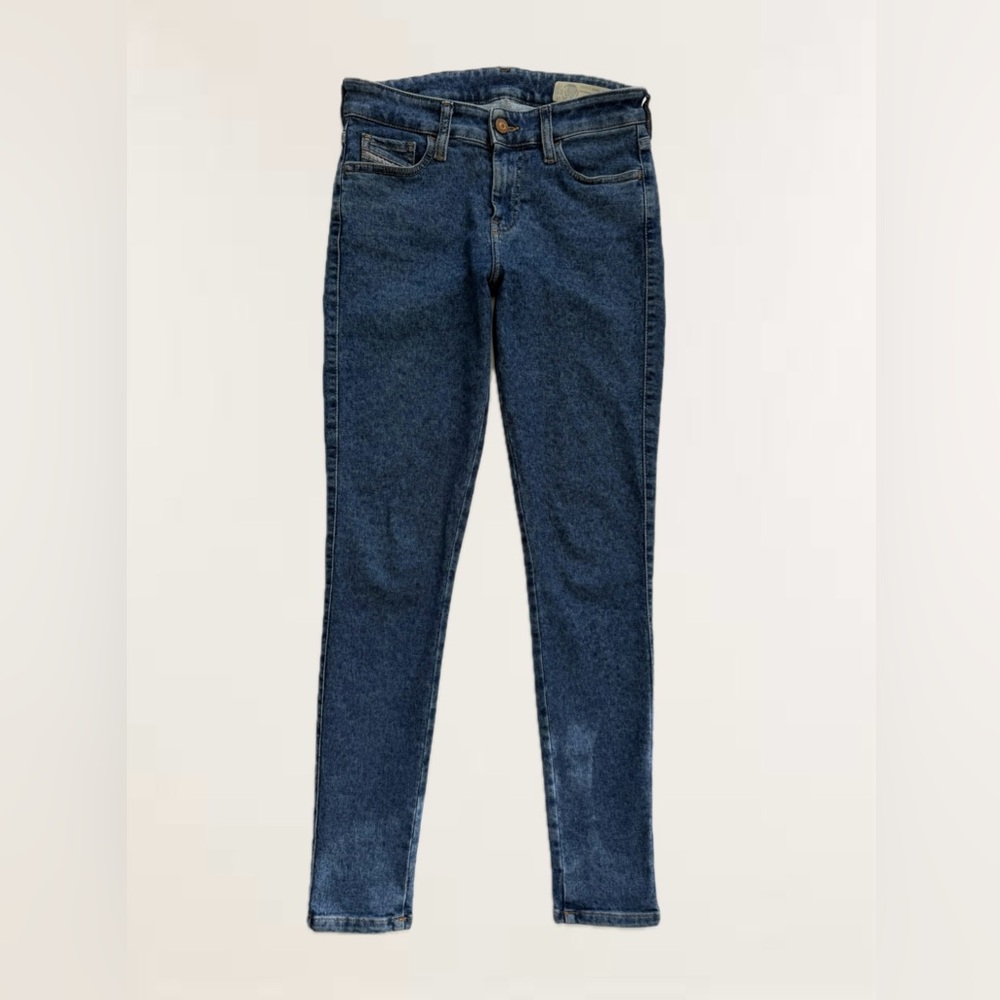 Diesel Women's Jeans Skinny Blue Size W26 L30 Pre Owned Good Condition
